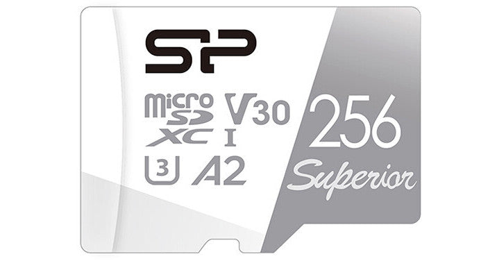 Silicon Power Superior A2 256GB microSDXC U3 V30 A1 100MB/s 80MB/s Card
