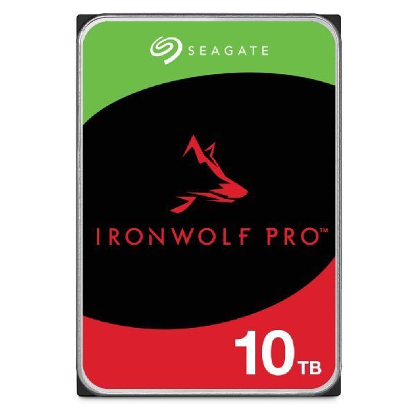 Seagate IronWolf Pro 10TB NAS HDD 7200RPM 256MB SATA 3.5in 5YR Warranty