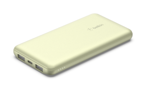 BELKIN BOOSTCHARGE 10K mAh POWER BANK, USB-C, USB-A(2) 15W
