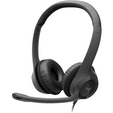 LOGITECH H390 WIRED USB STEREOHEADSET, NOISE CANCELLING MIC, 2YR WTY-981-000485