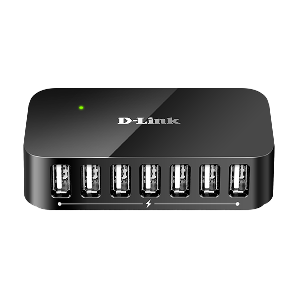 D-LINK 7-PORT USB 2.0 FAST CHARGE HUB - DUB-H7
