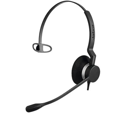 Jabra BIZ 2300 USB UC Mono Wired On-Ear Headset Black