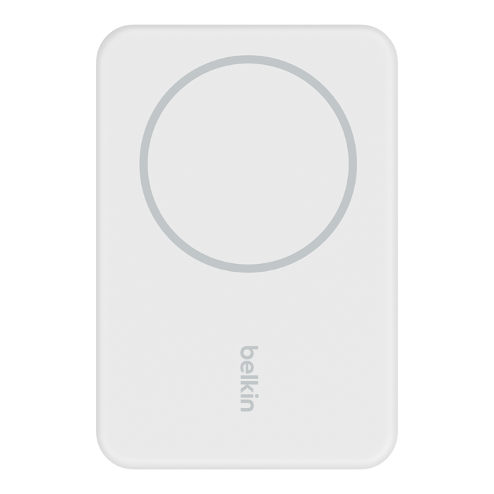BELKIN MAGSAFE 5.0K mAh WIRELESS POWER BANK, USB-C PORT 10W  CHARGING POWER, WHITE - BPD004BTWT