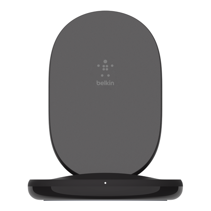 BELKIN QI WIRELESS 15W CHARGING STAND, BLACK, INCLUDE WALL CHARGER WITH CABLE,2YR+CEW - WIB002AUBK