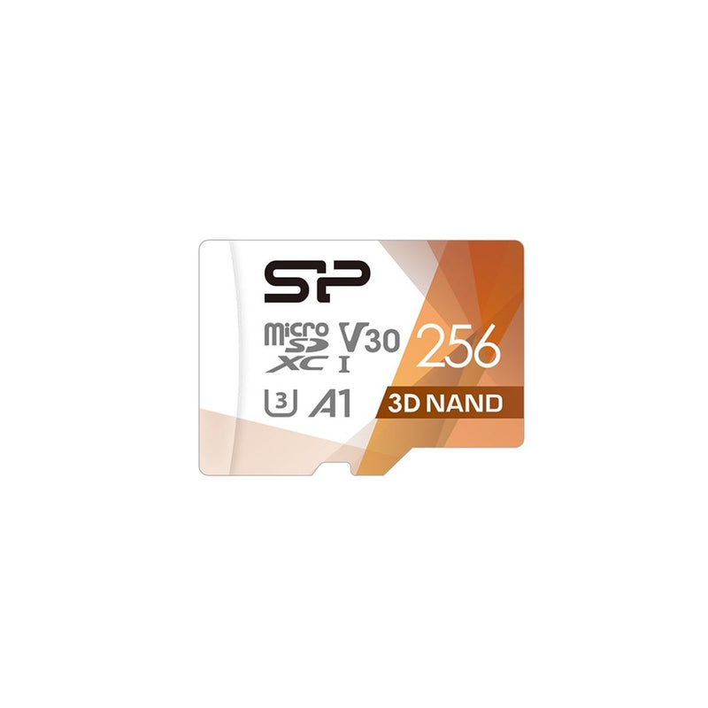 Silicon Power Superior Pro Colorful 256GB microSDXC U3 V30 A1 100MB/s 80MB/s Card