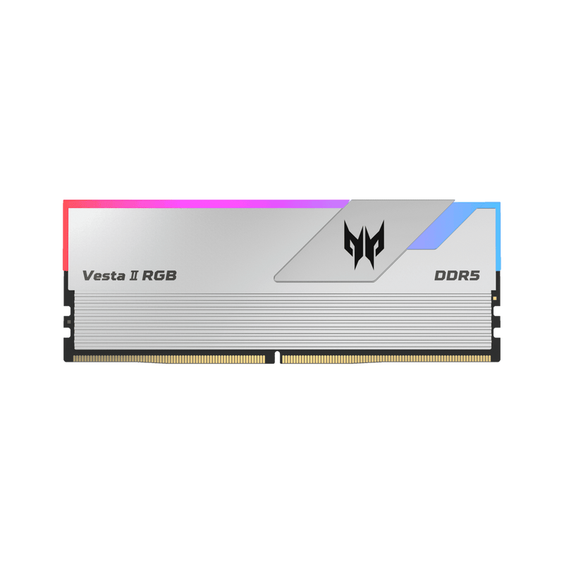2GB (16GBx2) Silver RGB DDR5 Desktop Memory - 0