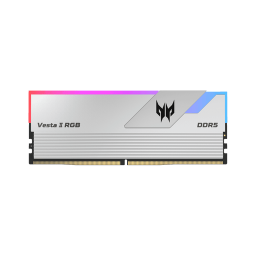 2GB (16GBx2) Silver RGB DDR5 Desktop Memory - 0