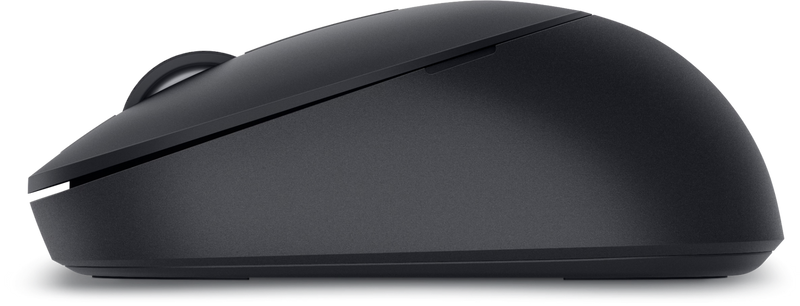 Profile view of the left side of the hp Mouse MS355 Black