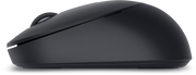Profile view of the left side of the dell mouse KM555