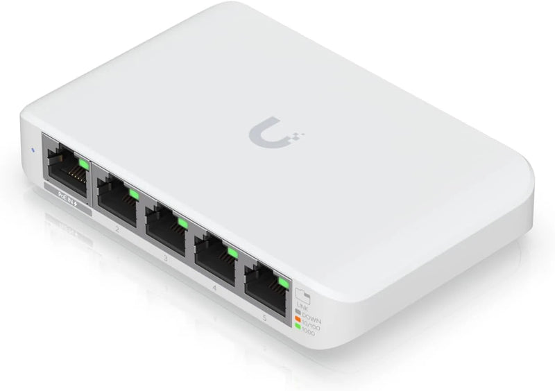 Ubiquiti USW Flex Mini 5 Port Gigabit Layer 2 Switch PoE USB-C