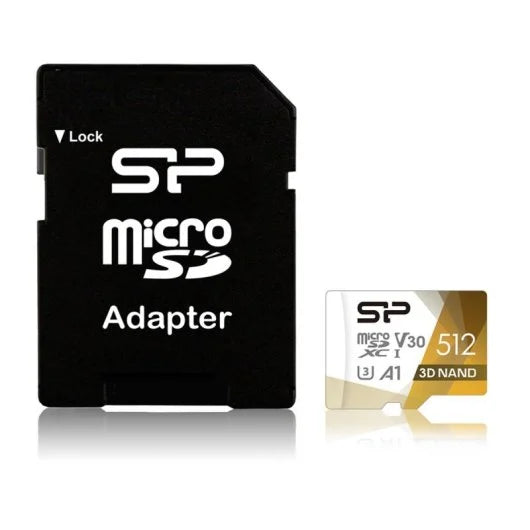 Silicon Power Superior Pro Colorful 512GB microSDXC U3 V30 A1 100MB/s 80MB/s Card