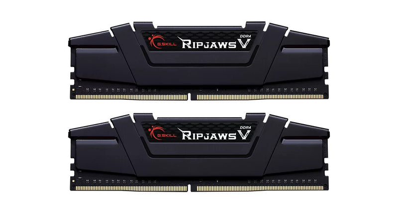 G.SKILL F4-3200C16D-32GVK 32GB (2 x 16GB)/ PC4-25600 / DDR4 3200 Mhz/ Timings 16-18-18-38/ Voltage 1.35V/ RipjawsV