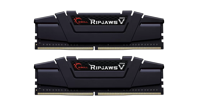 Front view of the Ripjaws V DDR4 RAM
