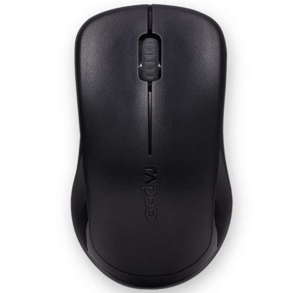 RAPOO 1620 2.4G Wireless Entry Level Mouse Black, 1000 DPI, Long Battery - 1620