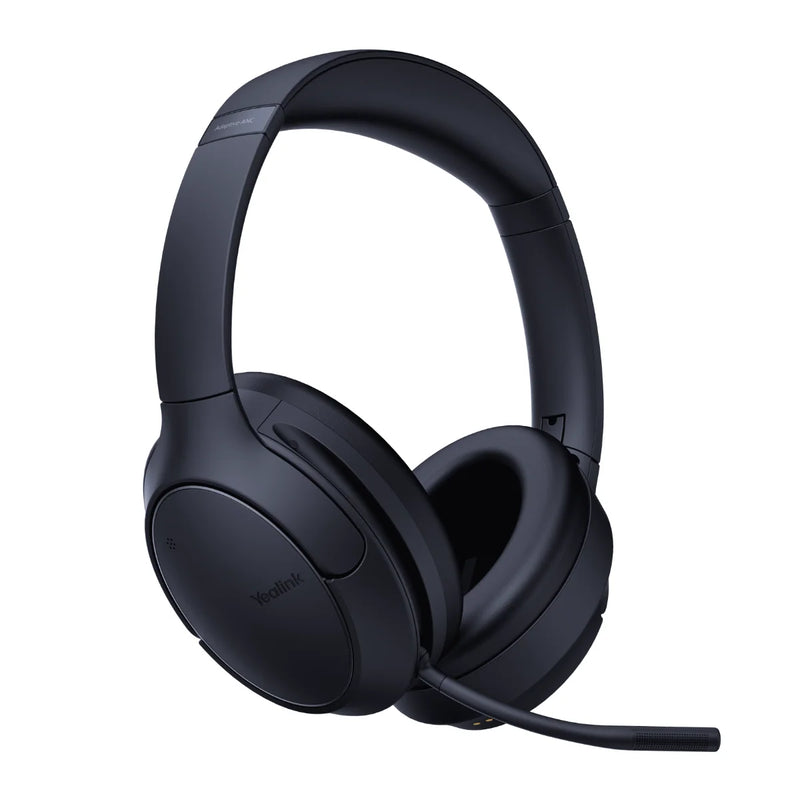 Yealink BH78 Wireless Bluetooth Stereo ANC Headset Charging Stand BT51 Black USB-C USB-A