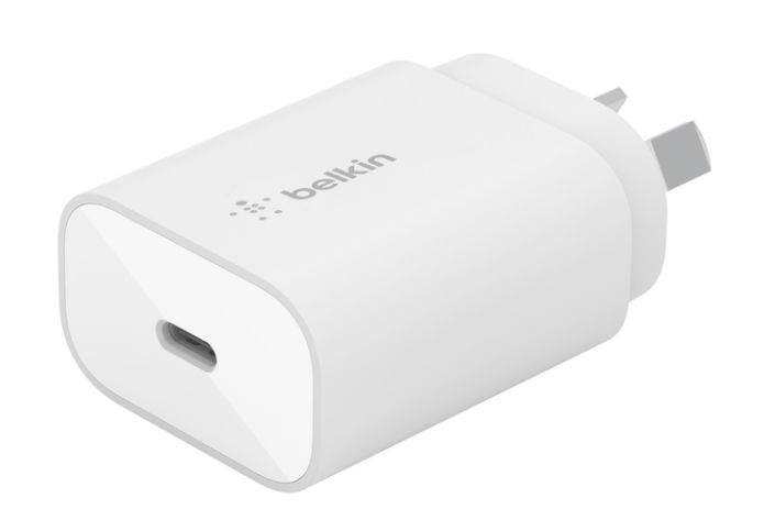 BELKIN 1 PORT PD 25W PPS USB-C WALL CHARGER - WCA004AUWH