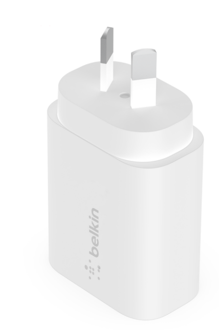 BELKIN 1 PORT PD 25W PPS USB-C WALL CHARGER - WCA004AUWH