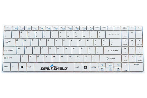 Cleanwipe Washable Keyboard with Keyboard Cover(White)- SSWKSV099