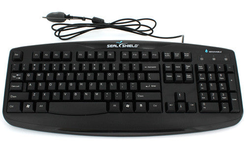 Seal Shield Silver Storm Medical Grade True Type Keyboard Washable Blackï¿½ï¿½ï¿½ï¿½- STWK503