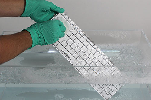 Cleanwipe Washable Keyboard with Keyboard Cover(White)- SSWKSV099