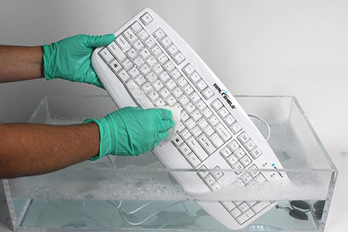 Seal Shield Silver Storm Medical Grade True Type Keyboard Washable White - STWK503