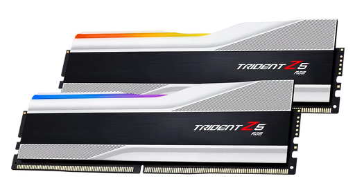 Two Trident Z5 RAM modules on a white background