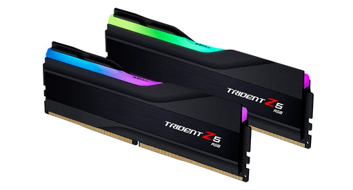 Two Trident Z5 RGB memory modules on a white background