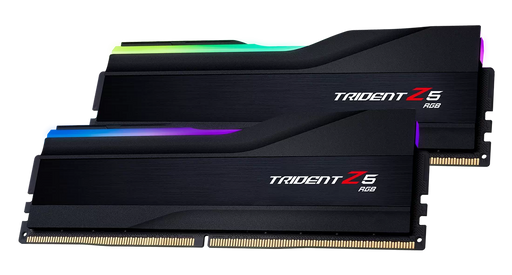 Two Trident Z5 RGB RAM modules on a white background