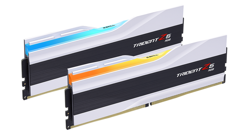 Two RAM modules with 'Trident Z5' branding on a white background