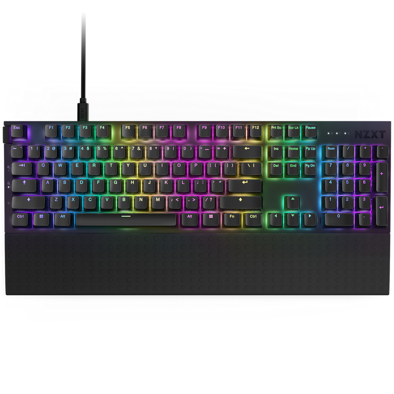 NZXT Function 2 Gaming Keyboard - USB A - BLACK - KB-001NB-U