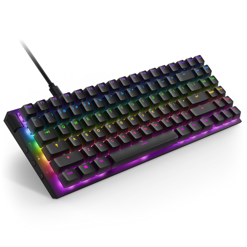 NZXT Function 2 MiniTKL Gaming Keyboard - Cable Connectivity - USB Type A - Black