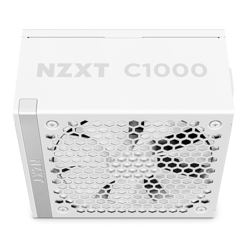 NZXT C-Series 1000 Watt 80 Plus Gold ATX 3.1 Power Supply WHITE