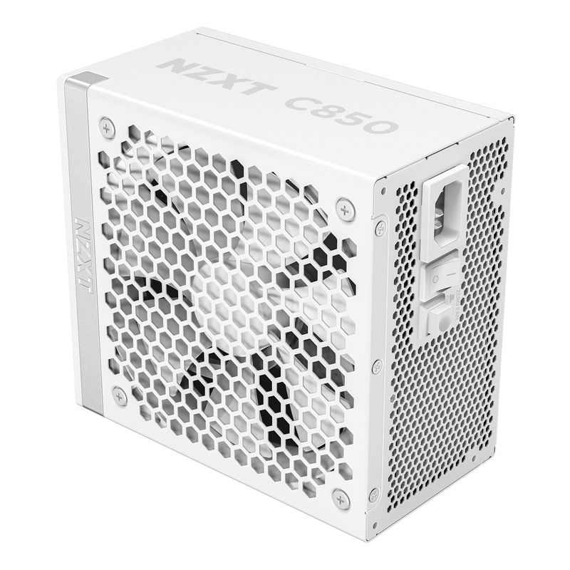 NZXT C-Series 850 Watt 80 Plus Gold ATX 3.1 Power Supply WHITE