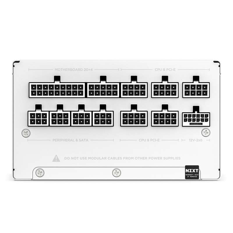 NZXT 850 Watt 80 PLUS Gold Fully Modular ATX 3.1 PSU - PA-8G2BW-AU