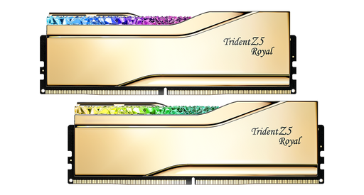 G.SKILL F5-7200J3445G16GX2-TR5G GB (2 x 16GB)/ DDR5 7200 MT/s/ Timings 34-45-45-115/ Voltage 1.4V/ TZ5 ROYAL G.