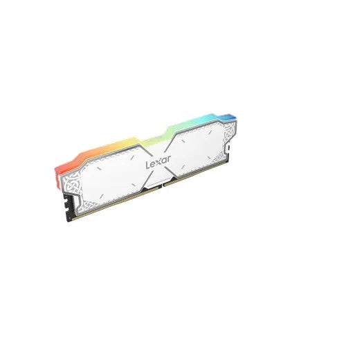 Lexar LD5U16G60C38AG-RGD- Thor 6000 RGB- UDIMM- DDR5- 32GB(2x16GB)- 6000MHz- CL38- 1.35V- White- Limited Lifetime Warranty