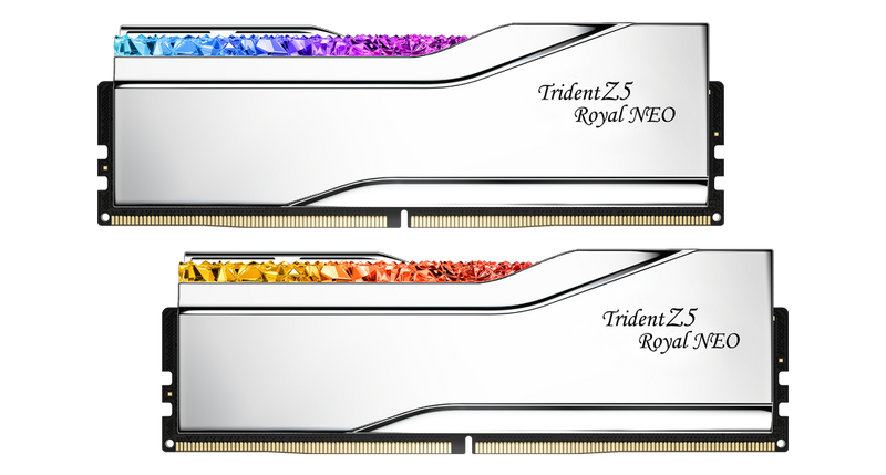DDR5 64GB RAM G.SKILL TZ5 Royal Neo S 6000MHz (2x32GB) CL28 UDIMM Desktop Kit EXPO/XMP