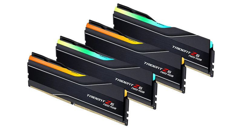 G.SKILL TZ5 Neo RGB DDR5 256GB (4×64GB) memory kit with 6000MT/s speed and CL36 latency for AMD EXPO systems