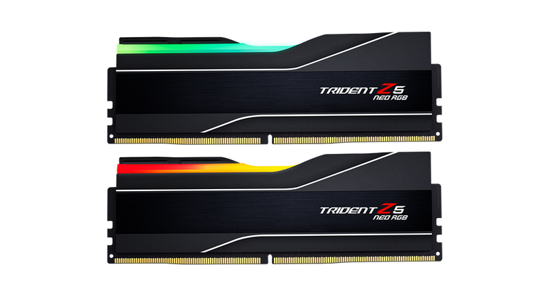 G.SKILL DDR5 memory with customizable RGB lighting for dynamic desktop builds