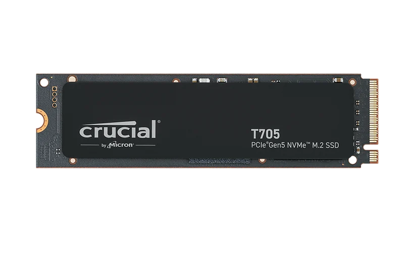 Crucial T705 4TB PCIe 5.0 NVMe SSD 14100MB/s 12600MB/s Gen5 Internal SSD