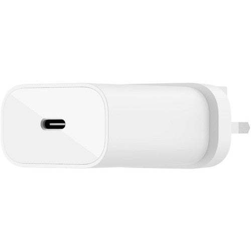 BELKIN 1 PORT WALL CHARGER WITH PPS, 25W, USB-C (1), INC USB-C CABLE, WHITE, 2YR WITH $250 - WCA004AU1MWH-B6