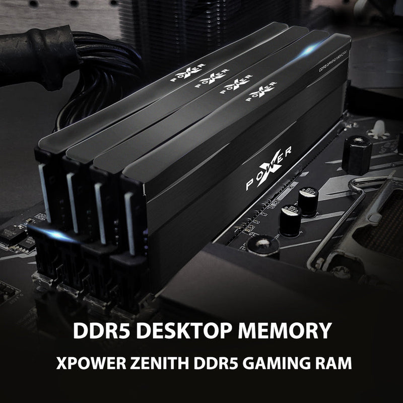 Silicon Power XPower Zenith 32GB DDR5 6000MHz CL36 RAM Kit 2x16GB Black Memory