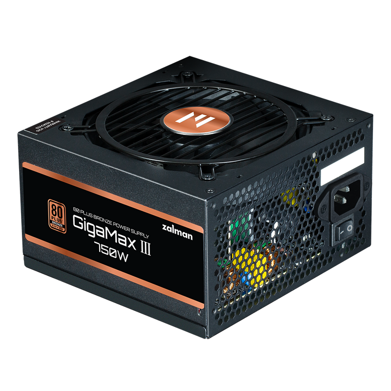 Zalman GigaMax III 750W 80 Plus Bronze Semi Modular ATX PCIe 5.0 Power Supply 5YR Warranty