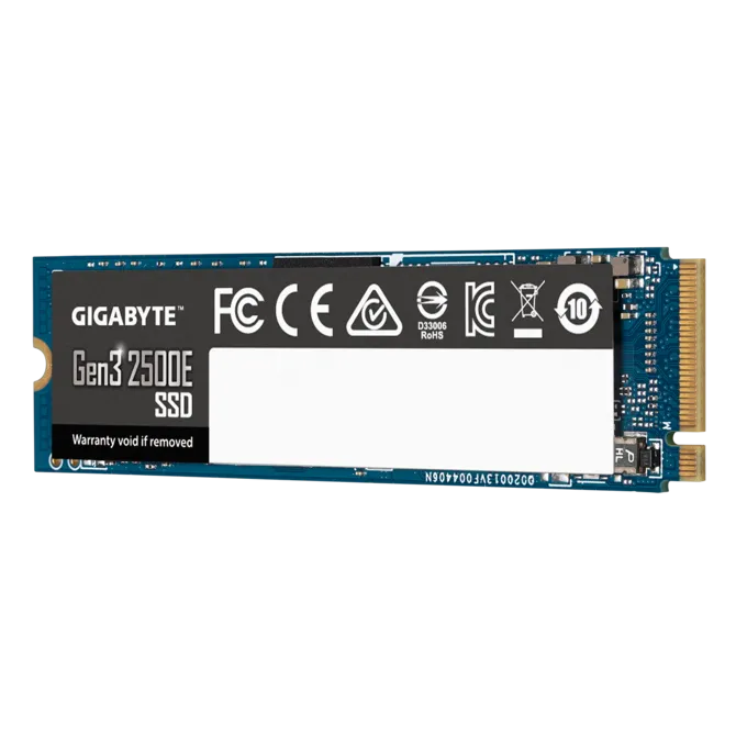 Gigabyte G325E 500GB M.2 NVMe PCIe Gen3 x4 SSD 2300MB/s Read 1500MB/s Write