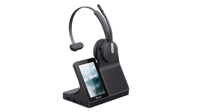 Yealink WH64-M-WS Bluetooth DECT MS Mono Headset Workstation Base Multi-Device Wireless