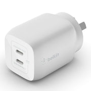 BELKIN BOOSTCHARGE 65W DUAL USB-C PD GAN WALL CHARGER