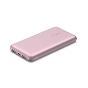 BELKIN BOOSTCHARGE 10K POWER BANK, USB-C, USB-A(2) 15W, Pink