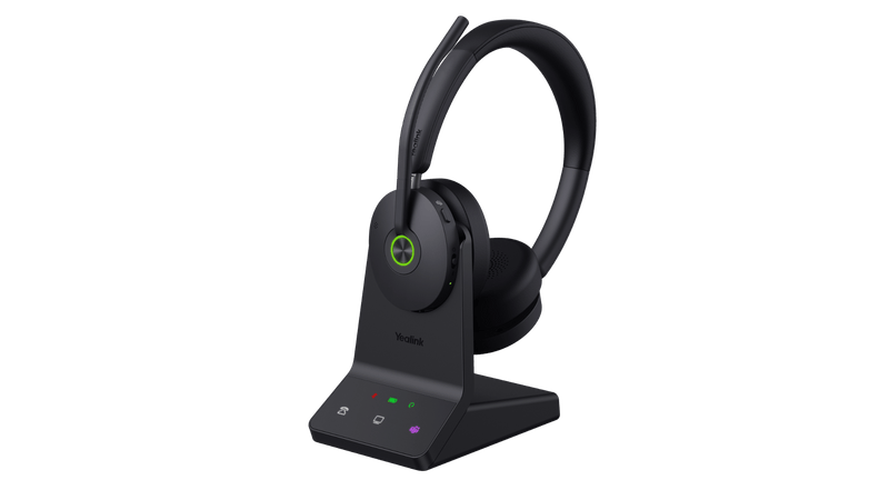 Yealink WH68 Bluetooth DECT MS Headset ANC Base Station Wireless UC Headset