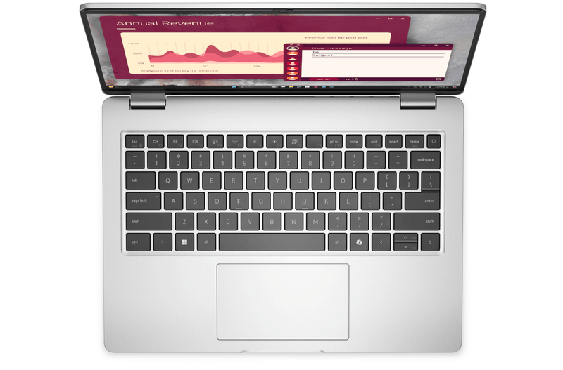 Dell Pro 14 Notebook 14in FHD+ IR U7‑255U 32GB 512GB Windows 11 Pro Silver 3YOS