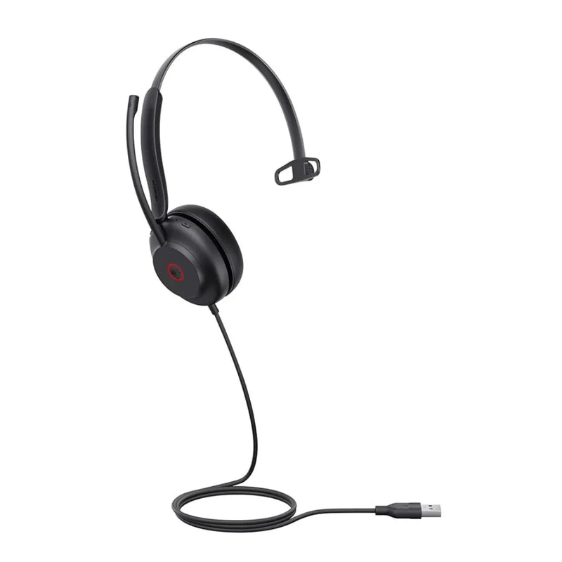 Yealink UH35 Mono MS Headset Noise Cancelling Mic USB-A C/A Adapter Base